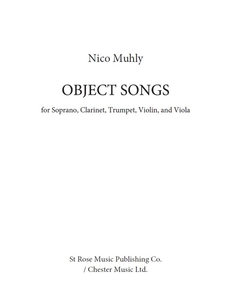 Object Songs